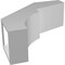 Ekena Millwork 5-in. W x 14-in. D x 14-in. H Monterey Architectural Grade PVC Knee Brace BRCP05X14X14MON - alternate 4